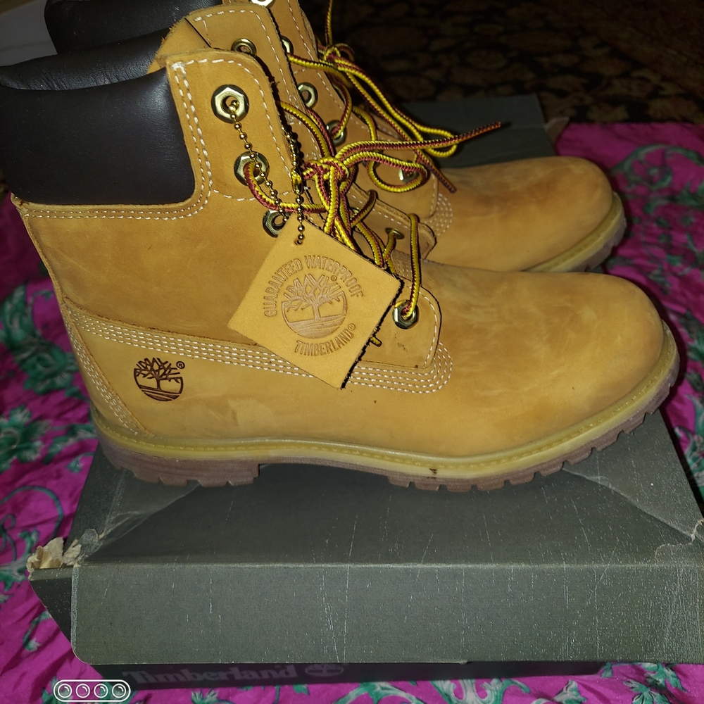 Timberland Tan Leather Boots